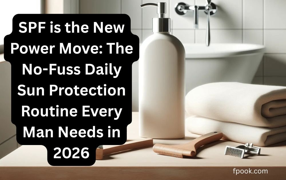 SPF is the New Power Move The No-Fuss Daily Sun Protection Routine Every Man Needs in 2026