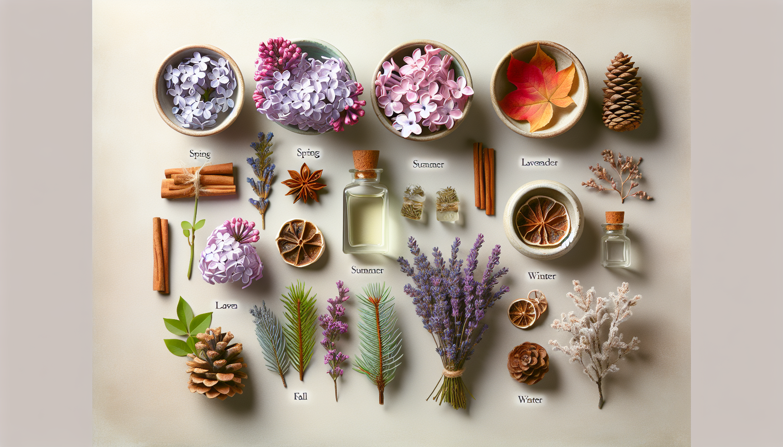 Natural Fragrances for Every Season